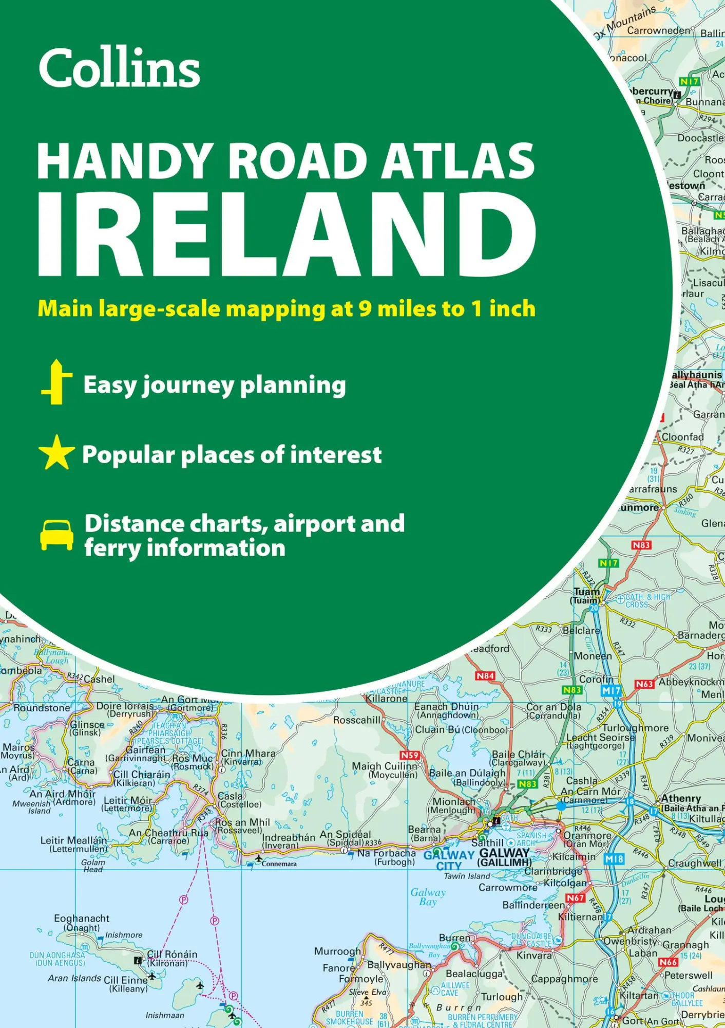 Cover: 9780008716523 | Collins Handy Road Atlas Ireland | Collins Maps | Taschenbuch | 2025