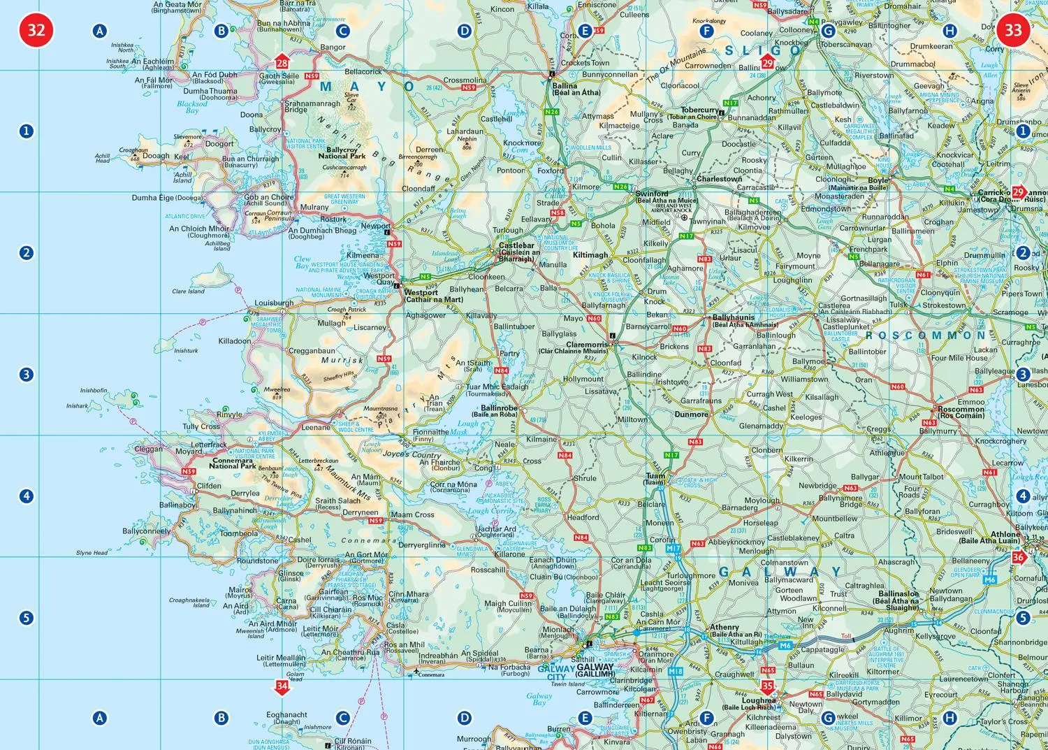 Bild: 9780008716523 | Collins Handy Road Atlas Ireland | Collins Maps | Taschenbuch | 2025