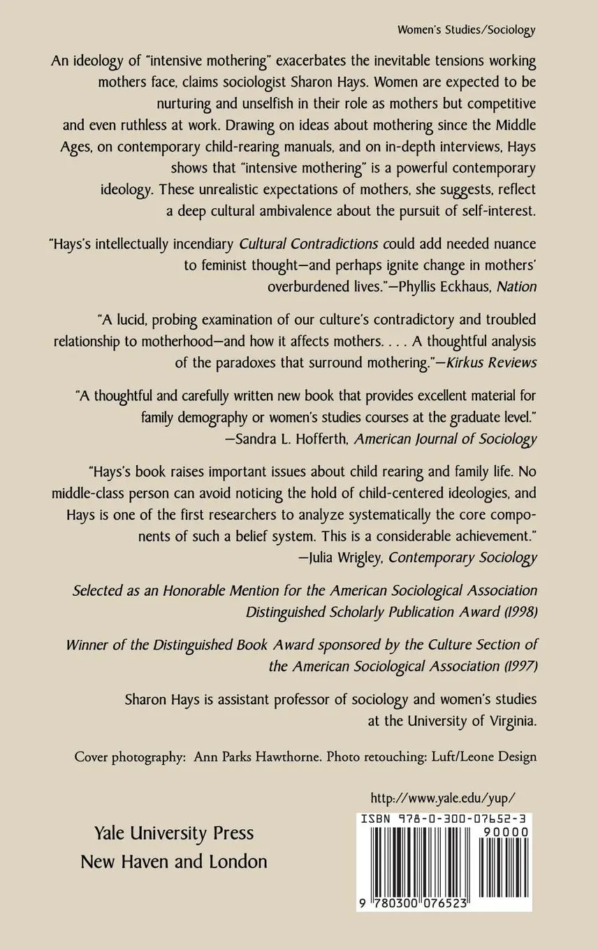 Rückseite: 9780300076523 | The Cultural Contradictions of Motherhood | Sharon Hays | Buch | 1998