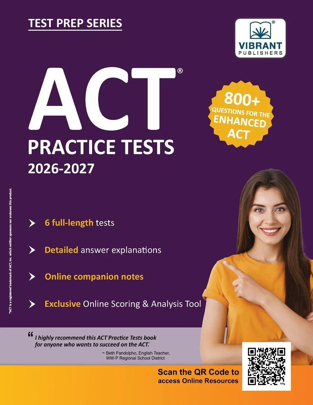 Cover: 9781636516523 | ACT Practice Tests | Vibrant Publishers | Taschenbuch | Englisch