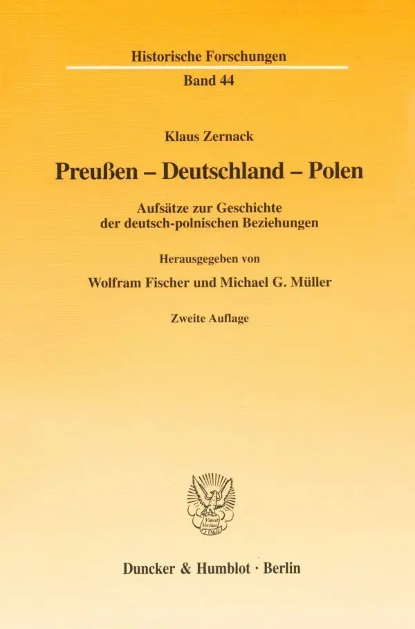 Cover: 9783428106523 | Preußen - Deutschland - Polen. | Klaus Zernack | Taschenbuch | VII