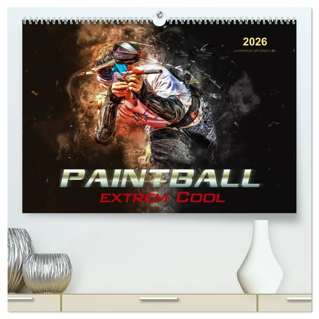 Cover: 9783457746523 | Paintball - extrem cool (hochwertiger Premium Wandkalender 2026 DIN...