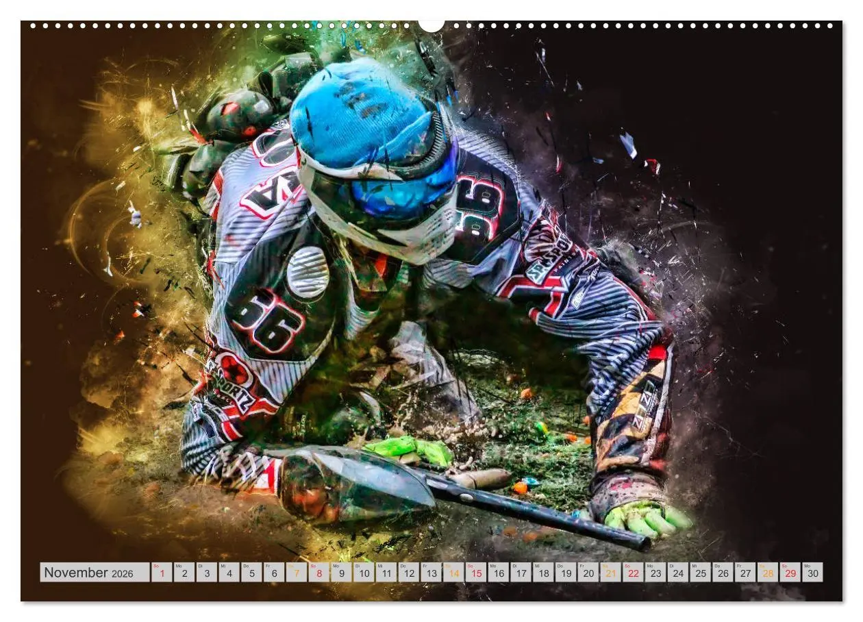 Bild: 9783457746523 | Paintball - extrem cool (hochwertiger Premium Wandkalender 2026 DIN...