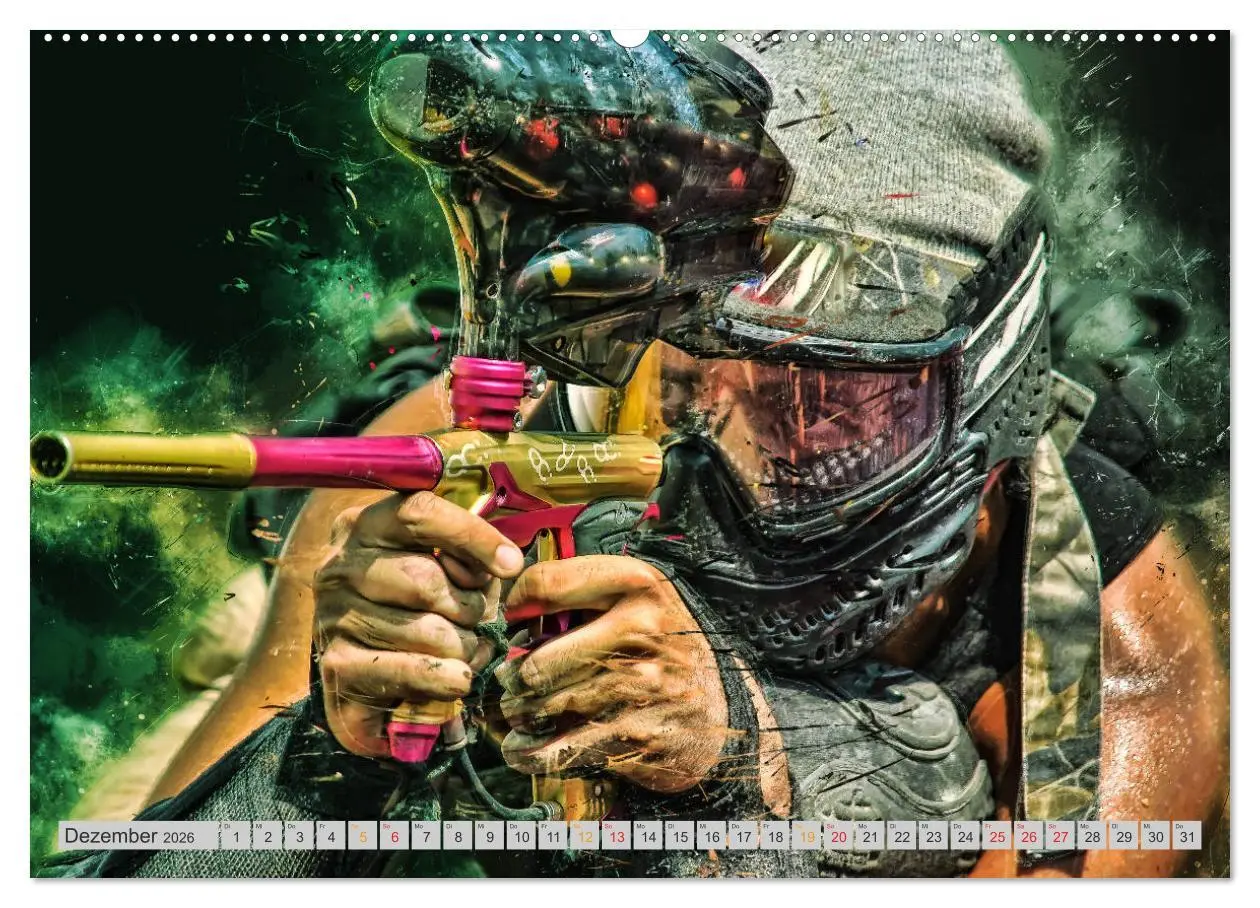 Bild: 9783457746523 | Paintball - extrem cool (hochwertiger Premium Wandkalender 2026 DIN...
