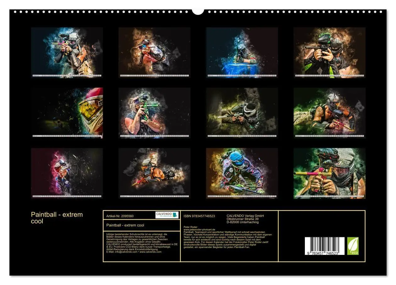 Bild: 9783457746523 | Paintball - extrem cool (hochwertiger Premium Wandkalender 2026 DIN...