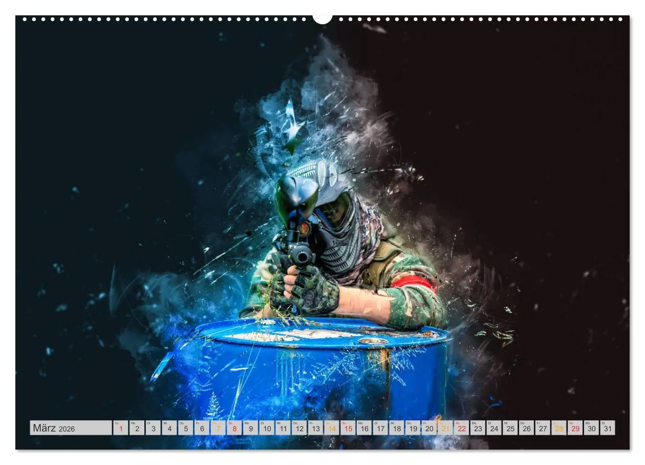 Bild: 9783457746523 | Paintball - extrem cool (hochwertiger Premium Wandkalender 2026 DIN...