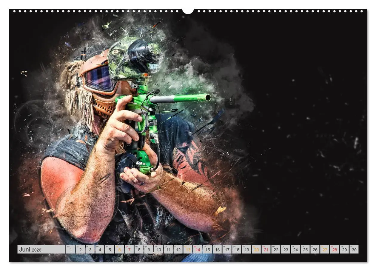 Bild: 9783457746523 | Paintball - extrem cool (hochwertiger Premium Wandkalender 2026 DIN...