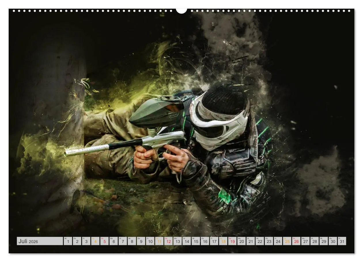 Bild: 9783457746523 | Paintball - extrem cool (hochwertiger Premium Wandkalender 2026 DIN...