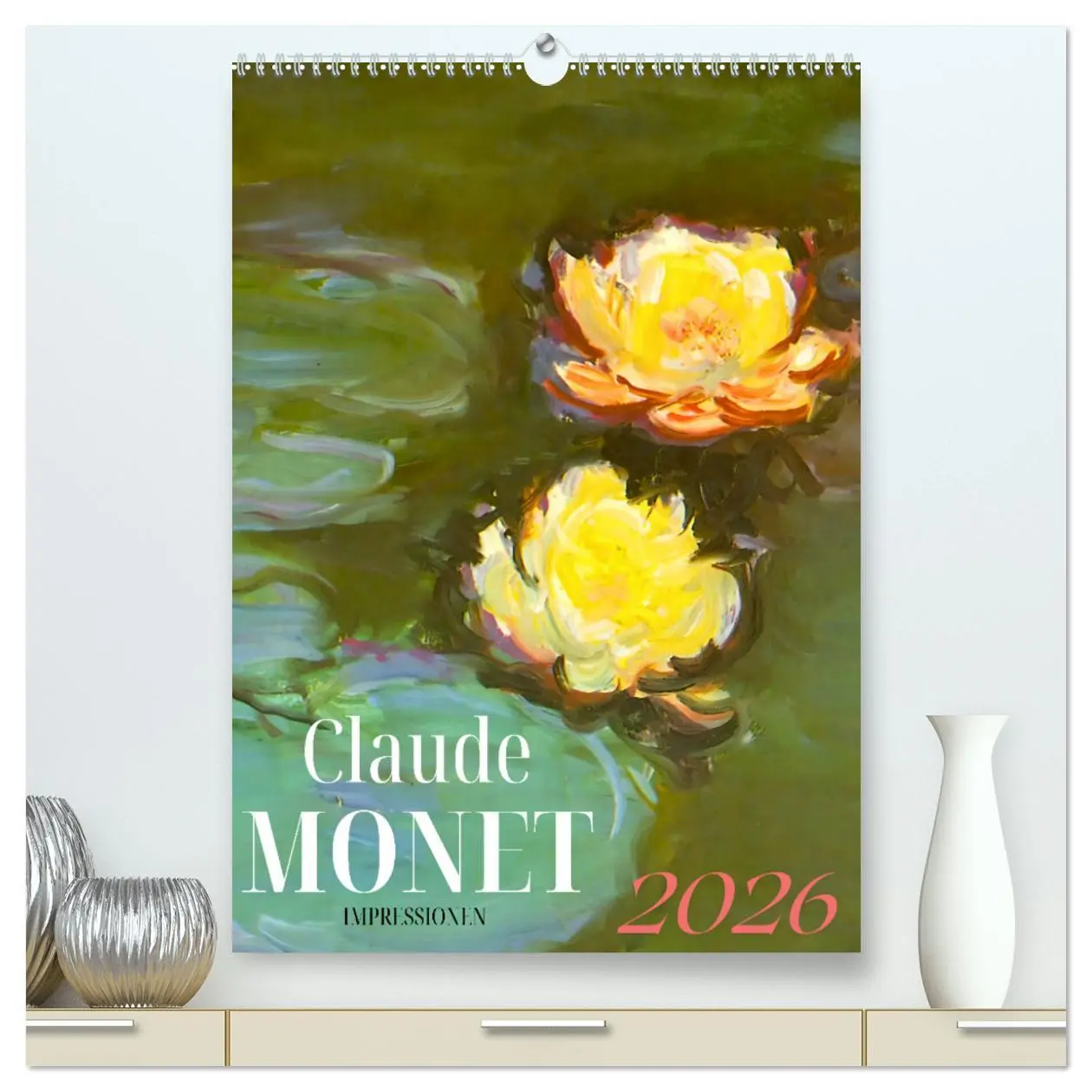 Cover: 9783457286623 | Claude Monet Impressionen 2026 (hochwertiger Premium Wandkalender...