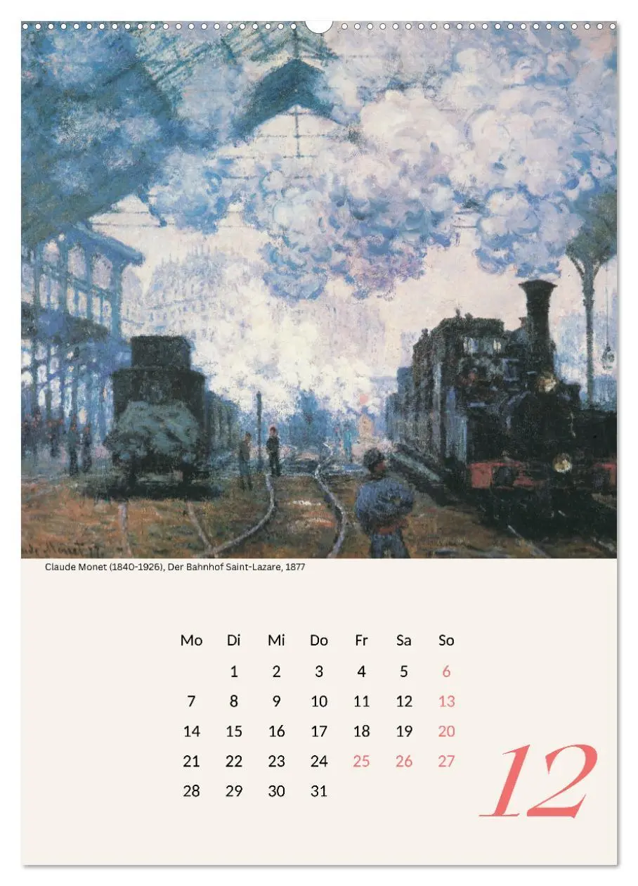 Bild: 9783457286623 | Claude Monet Impressionen 2026 (hochwertiger Premium Wandkalender...