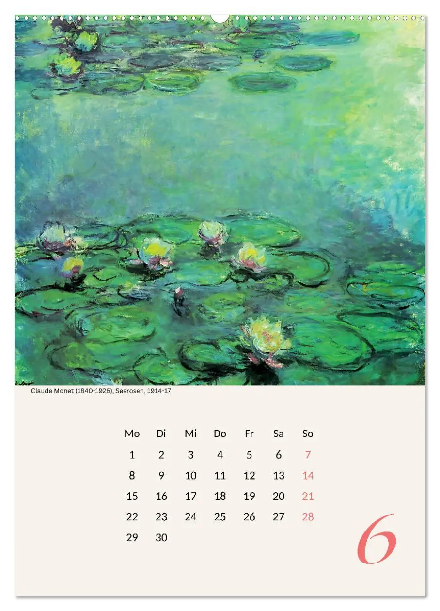 Bild: 9783457286623 | Claude Monet Impressionen 2026 (hochwertiger Premium Wandkalender...
