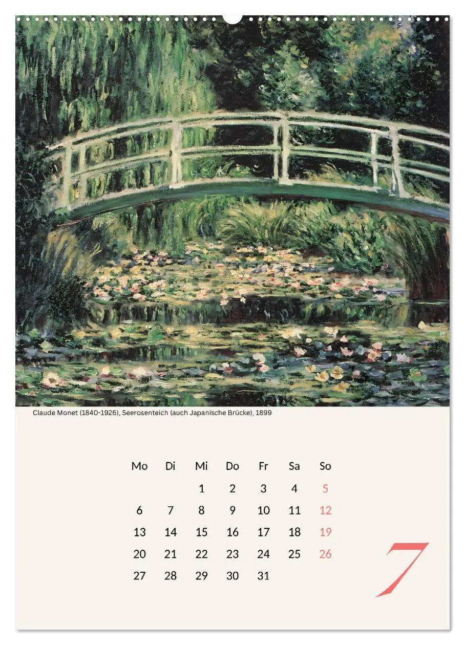 Bild: 9783457286623 | Claude Monet Impressionen 2026 (hochwertiger Premium Wandkalender...
