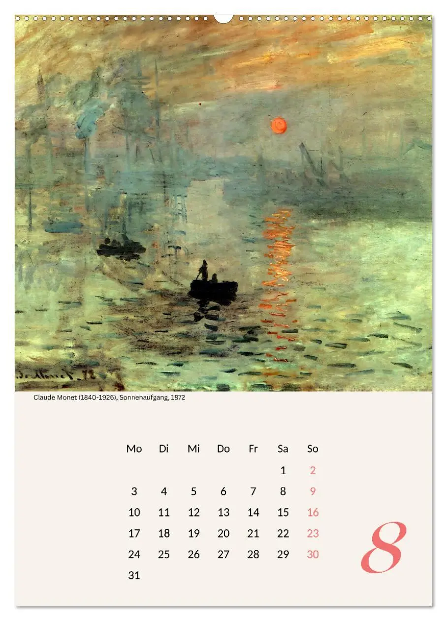 Bild: 9783457286623 | Claude Monet Impressionen 2026 (hochwertiger Premium Wandkalender...