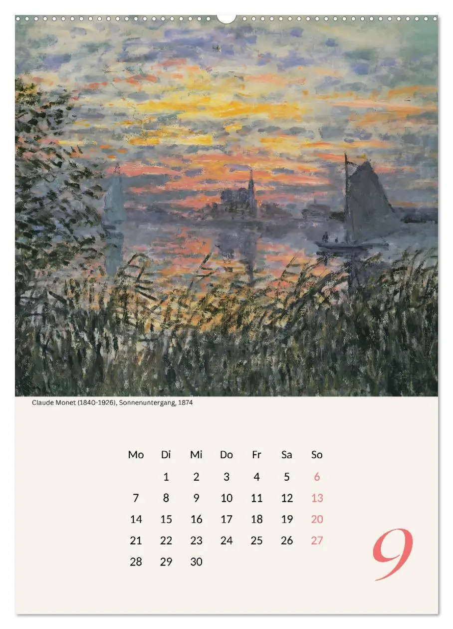 Bild: 9783457286623 | Claude Monet Impressionen 2026 (hochwertiger Premium Wandkalender...