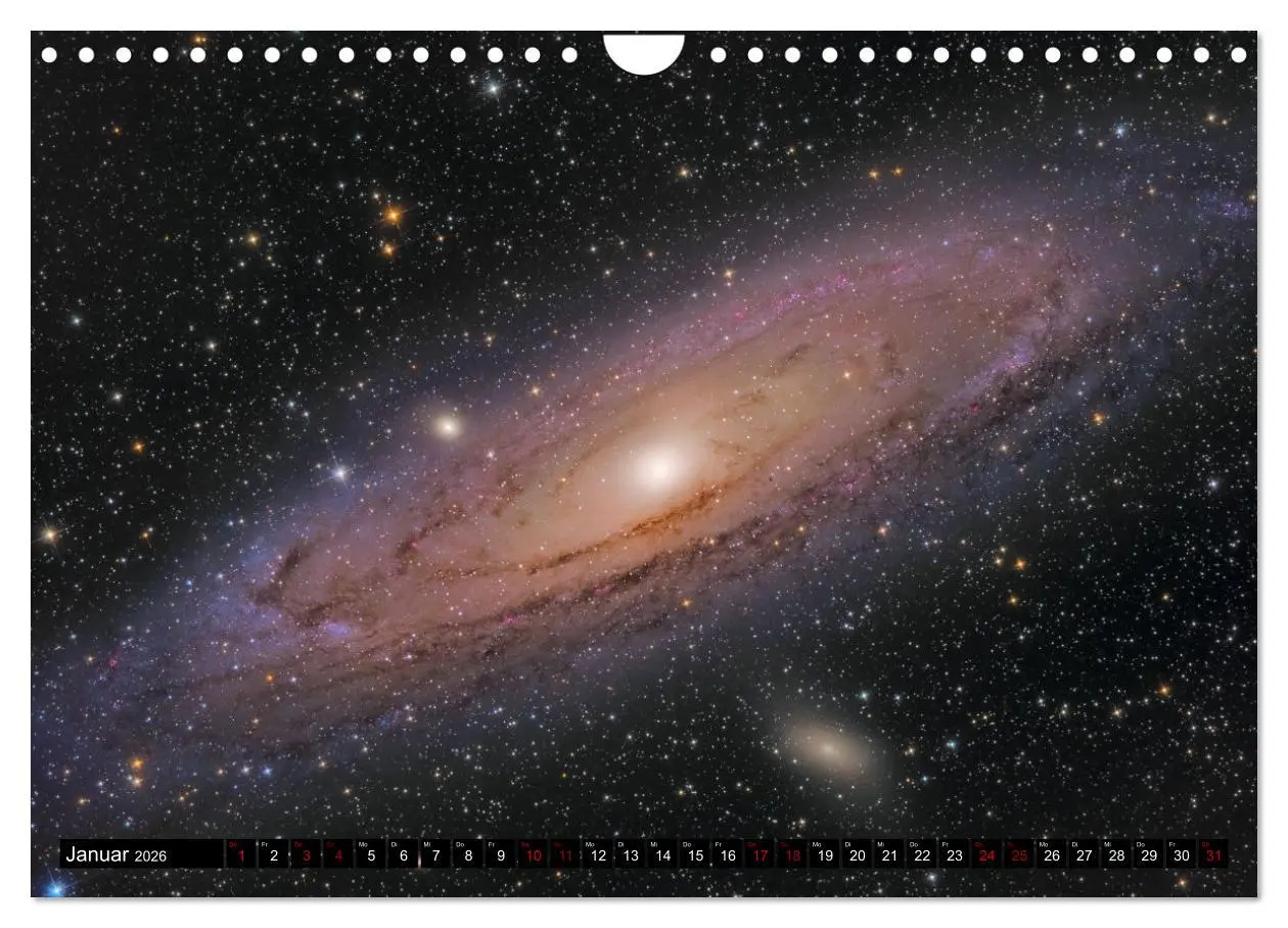 Bild: 9783457356623 | Galaxien im Universum (Wandkalender 2026 DIN A4 quer), CALVENDO...