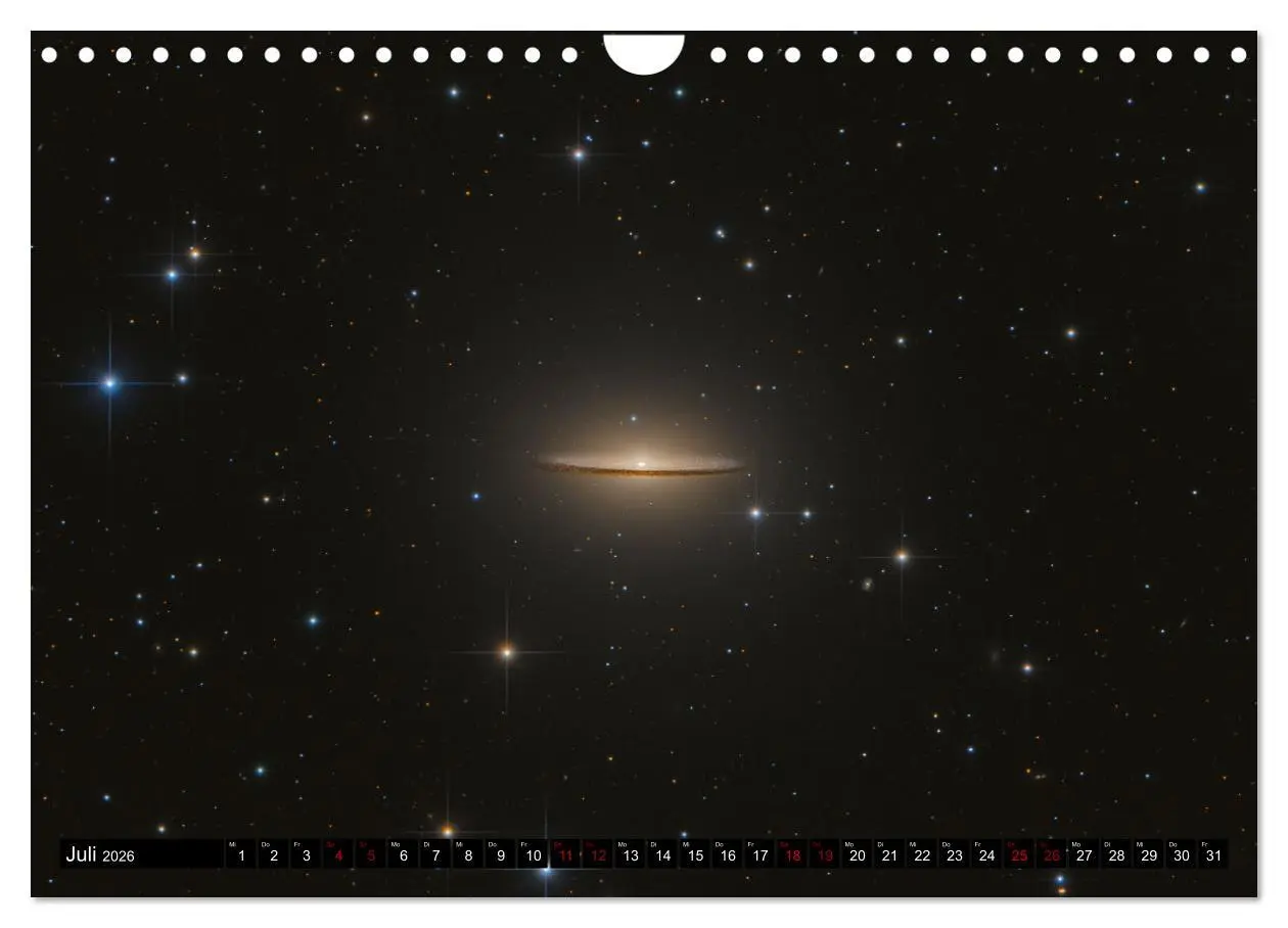 Bild: 9783457356623 | Galaxien im Universum (Wandkalender 2026 DIN A4 quer), CALVENDO...