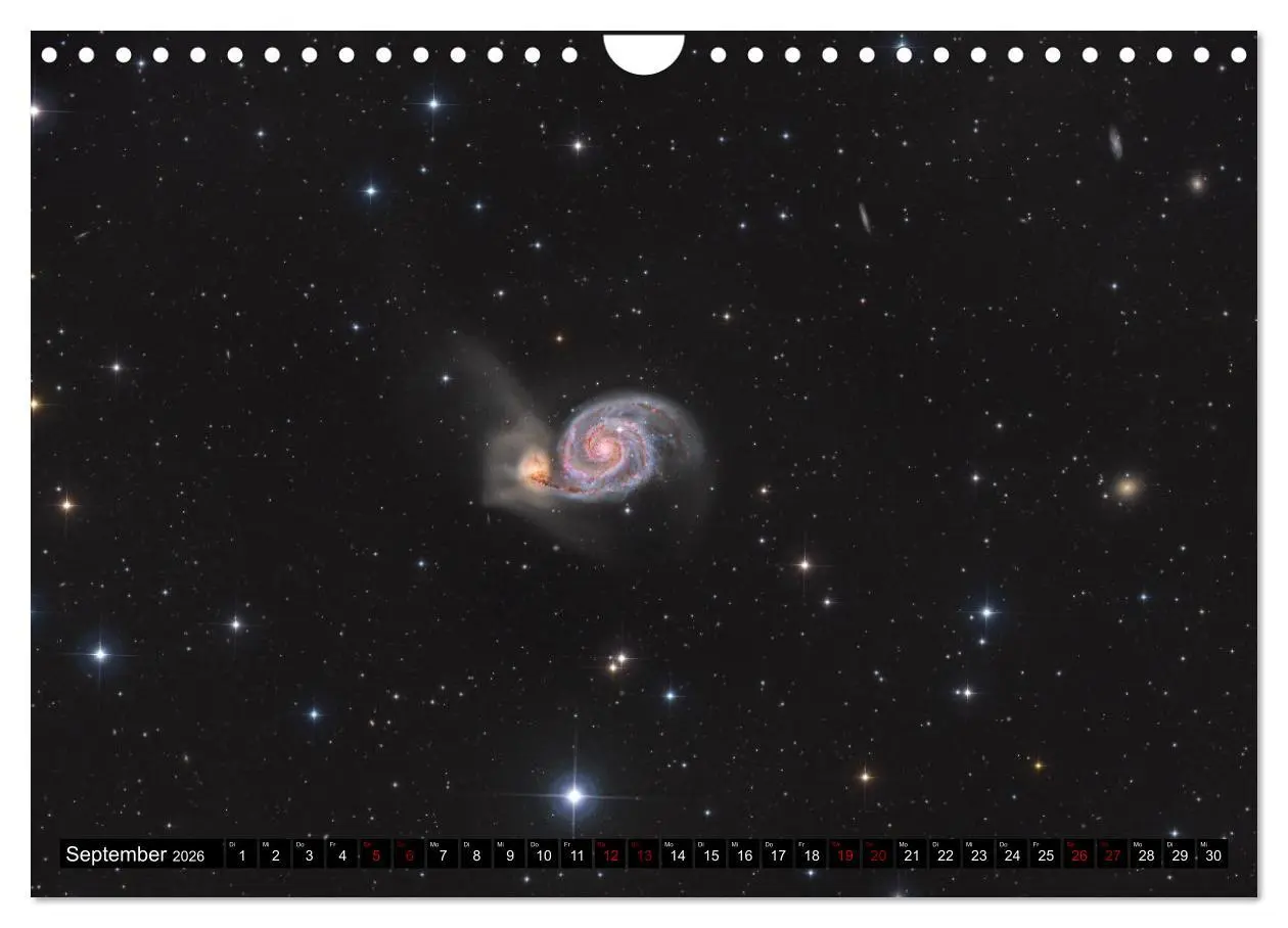 Bild: 9783457356623 | Galaxien im Universum (Wandkalender 2026 DIN A4 quer), CALVENDO...