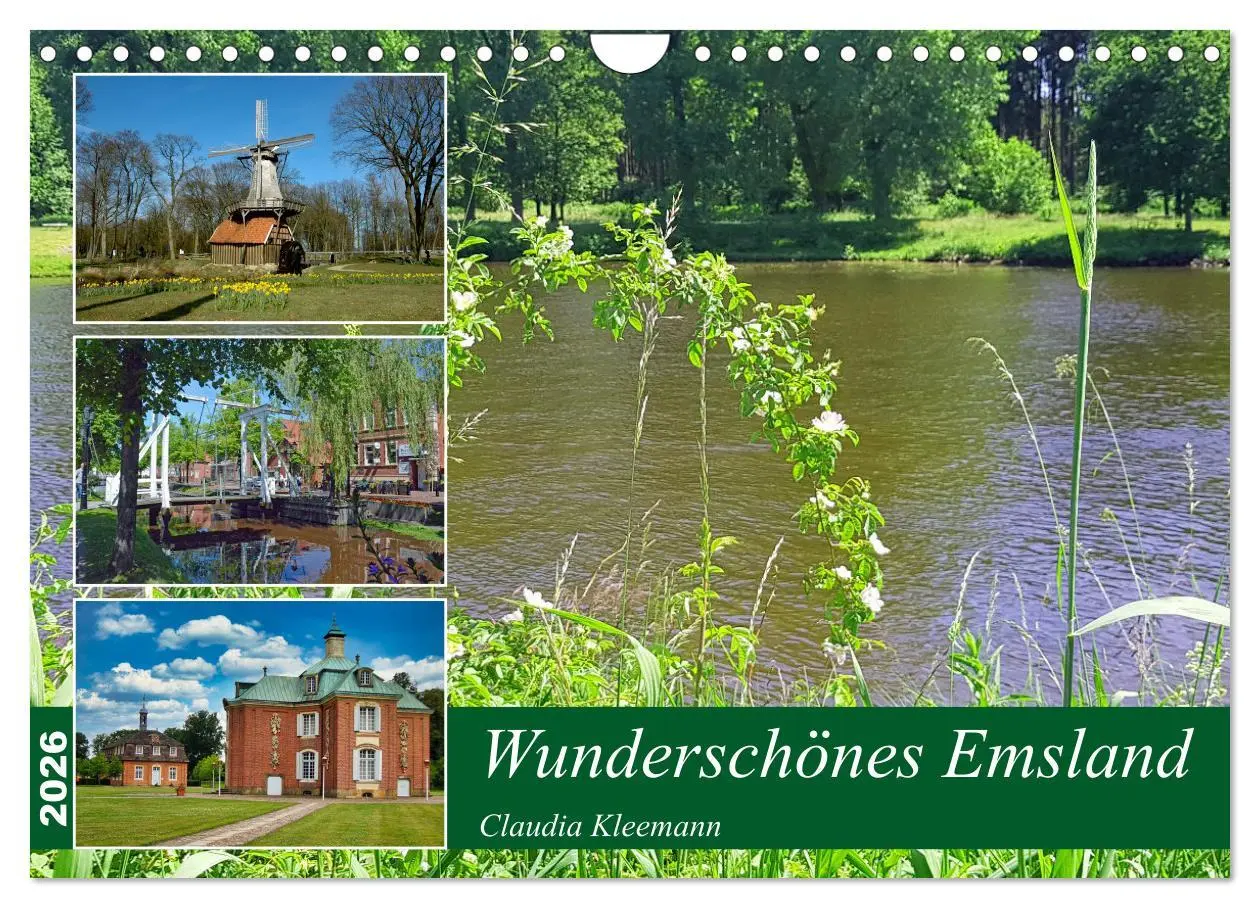 Cover: 9783457736623 | Wunderschönes Emsland (Wandkalender 2026 DIN A4 quer), CALVENDO...