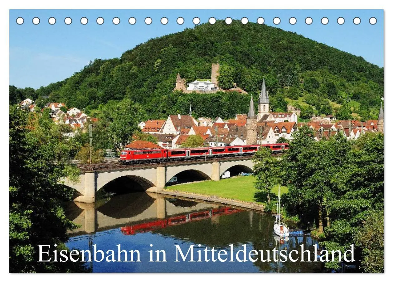 Cover: 9783516066623 | Eisenbahn in Mitteldeutschland (Tischkalender 2026 DIN A5 quer),...