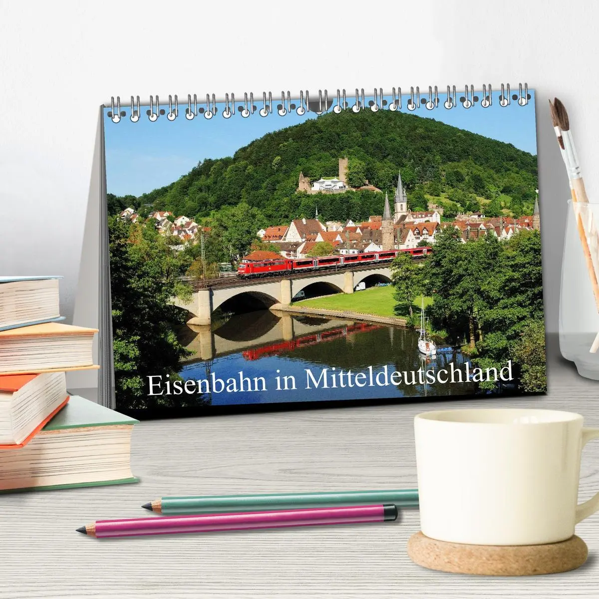 Bild: 9783516066623 | Eisenbahn in Mitteldeutschland (Tischkalender 2026 DIN A5 quer),...