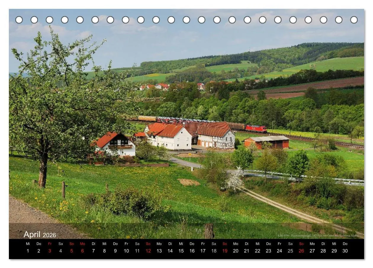 Bild: 9783516066623 | Eisenbahn in Mitteldeutschland (Tischkalender 2026 DIN A5 quer),...