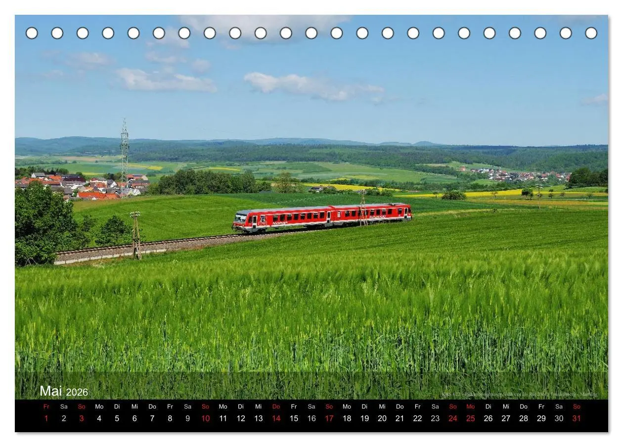 Bild: 9783516066623 | Eisenbahn in Mitteldeutschland (Tischkalender 2026 DIN A5 quer),...