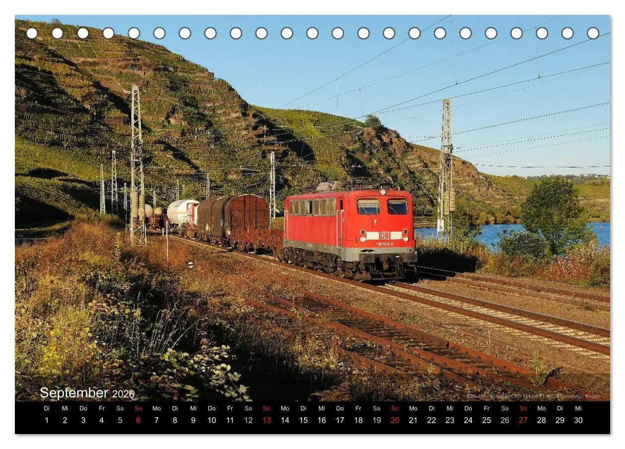 Bild: 9783516066623 | Eisenbahn in Mitteldeutschland (Tischkalender 2026 DIN A5 quer),...
