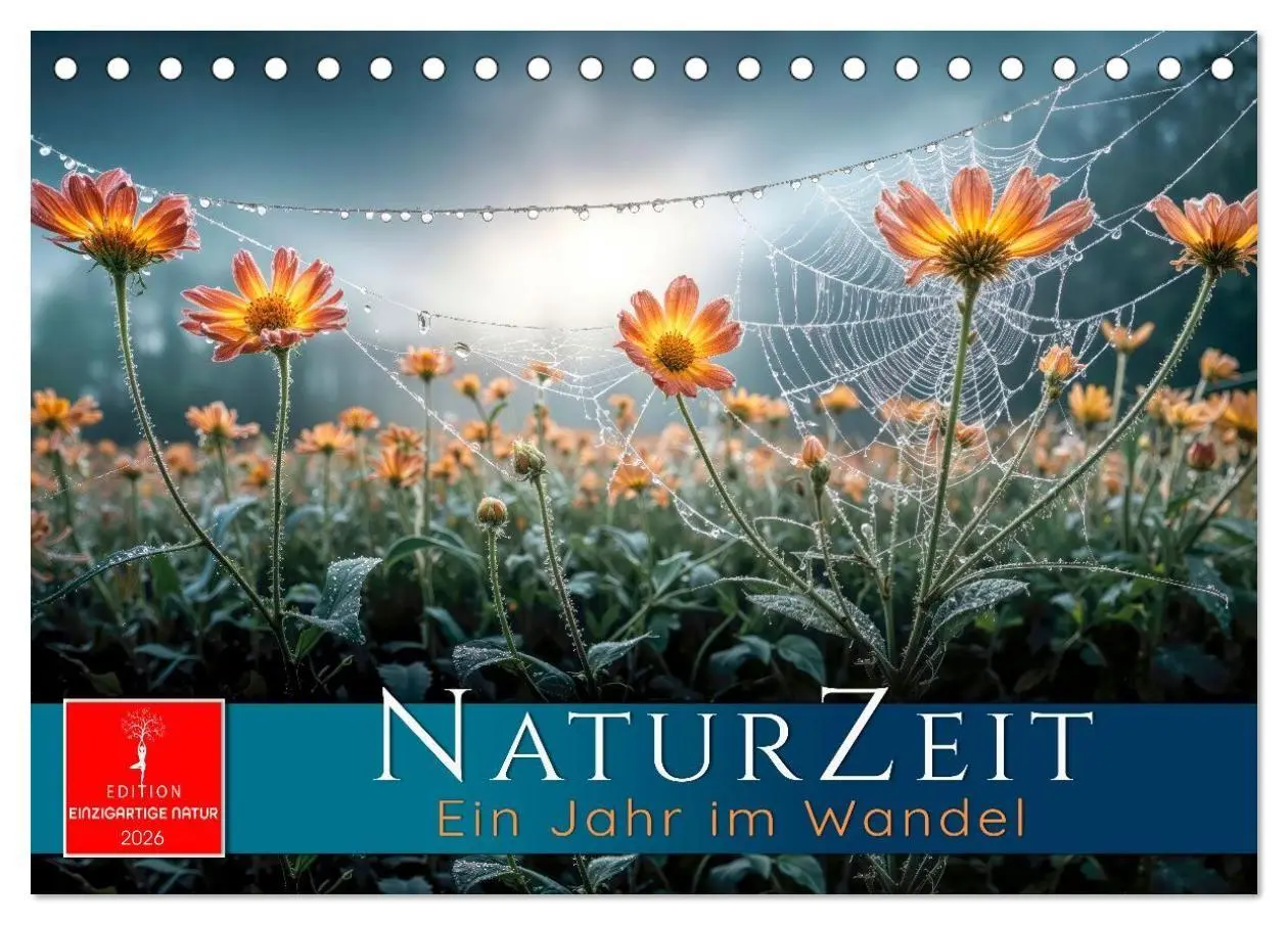 Cover: 9783516686623 | Naturzeit - Ein Jahr im Wandel (Tischkalender 2026 DIN A5 quer),...