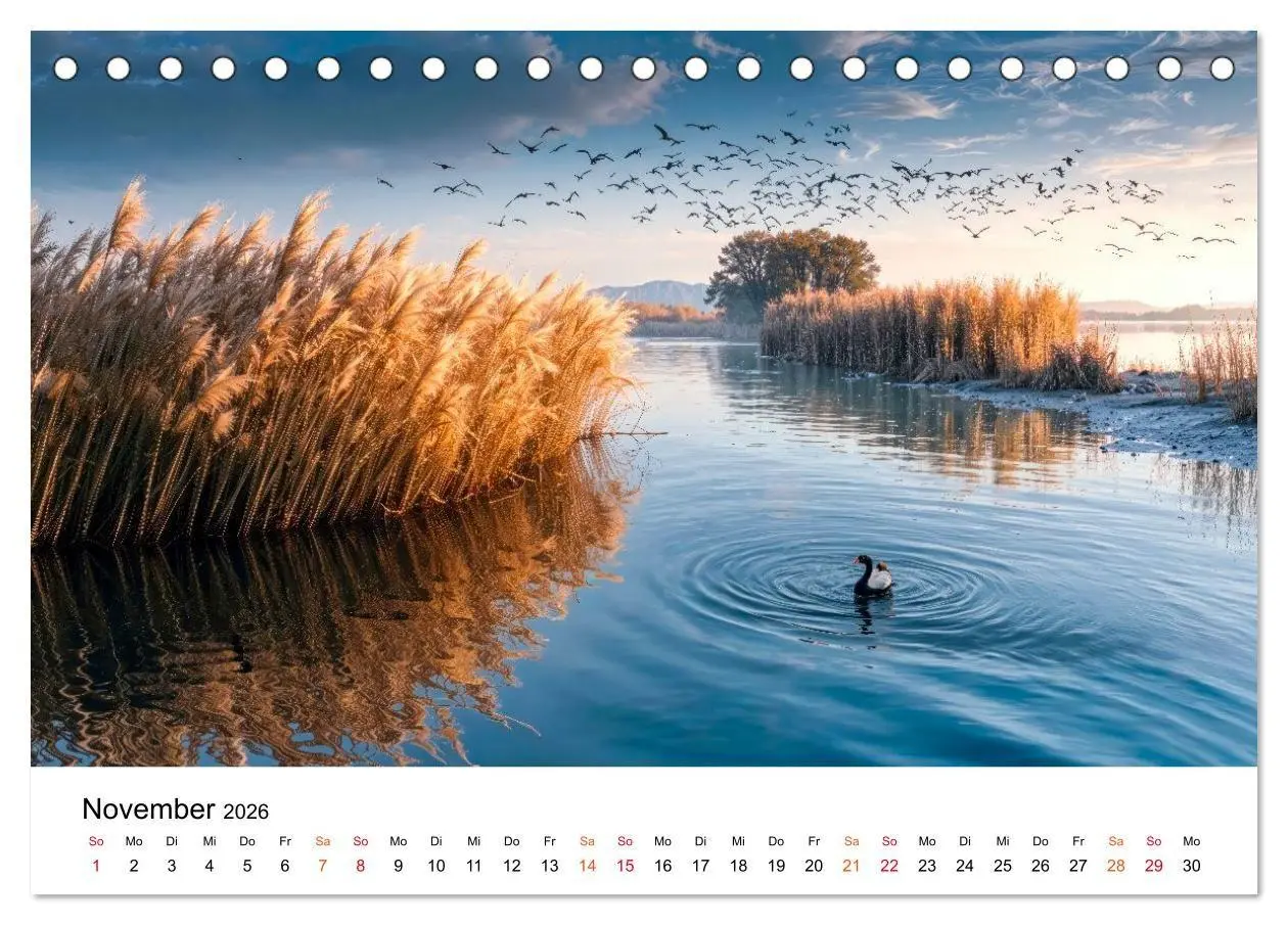 Bild: 9783516686623 | Naturzeit - Ein Jahr im Wandel (Tischkalender 2026 DIN A5 quer),...