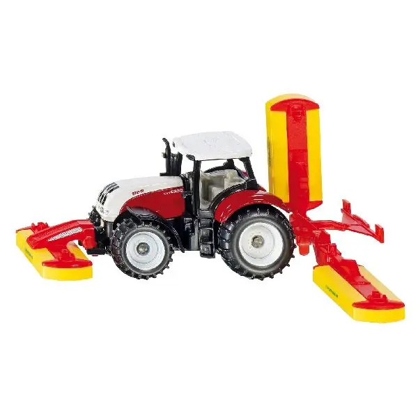 Cover: 4006874016723 | SIKU TRAKTOR STEYR M. MAEHMACHINE | 1672 | SIKU | EAN 4006874016723