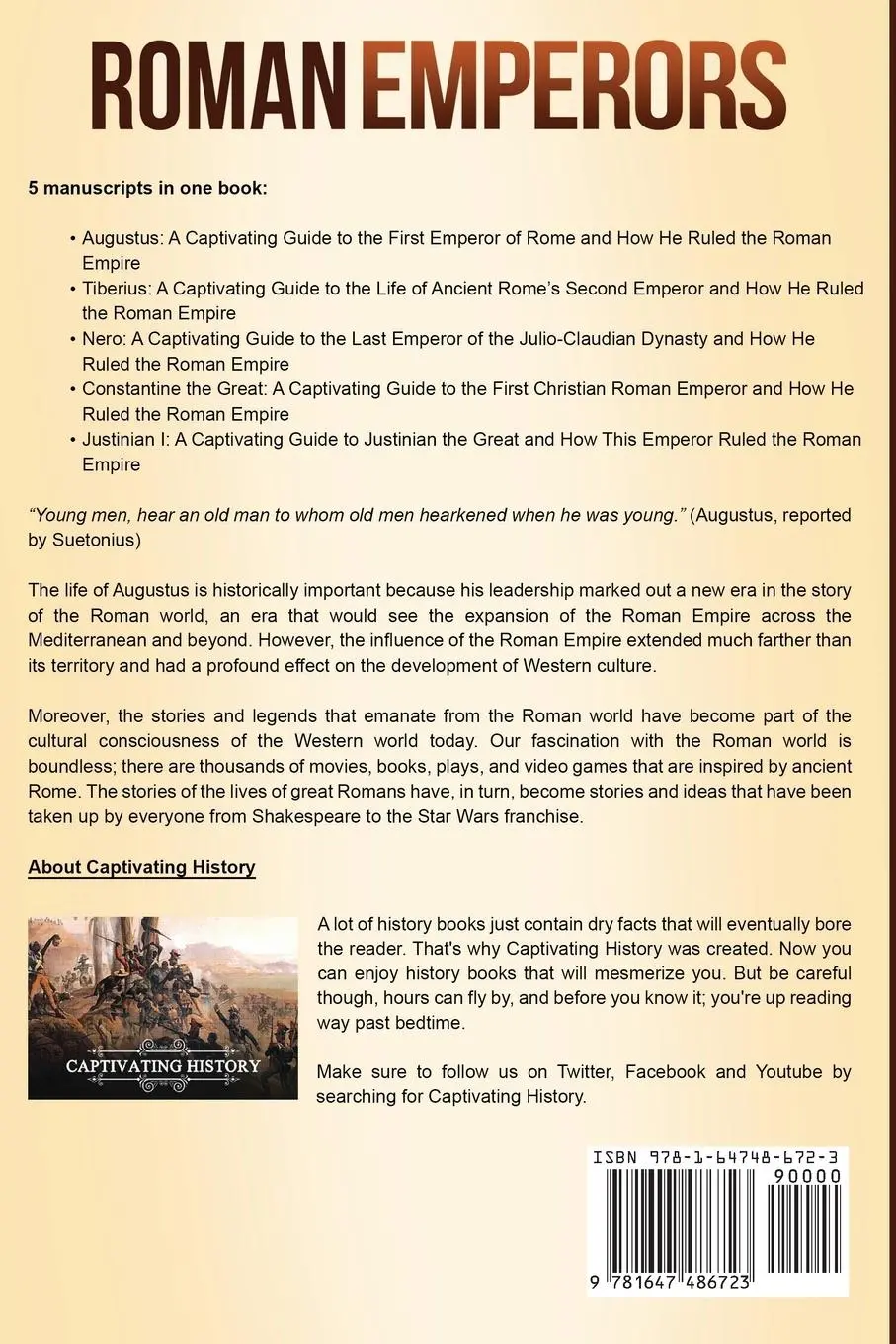 Rückseite: 9781647486723 | Roman Emperors | Captivating History | Taschenbuch | Englisch | 2020