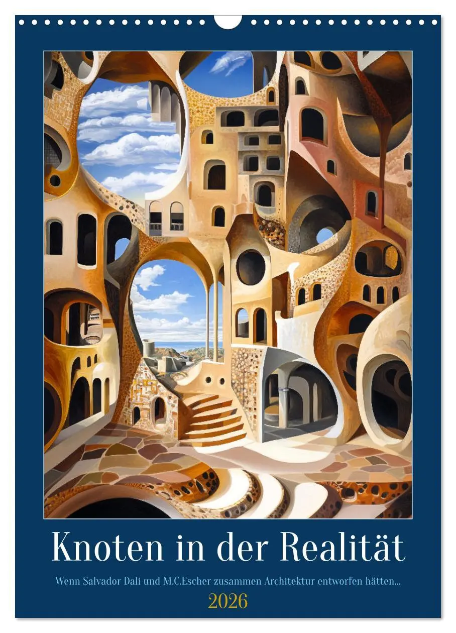 Cover: 9783457276723 | Knoten in der Realität (Wandkalender 2026 DIN A3 hoch), CALVENDO...