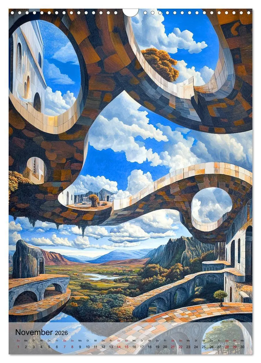 Bild: 9783457276723 | Knoten in der Realität (Wandkalender 2026 DIN A3 hoch), CALVENDO...