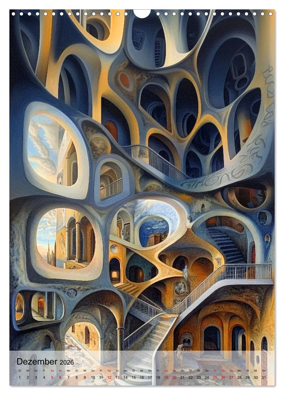 Bild: 9783457276723 | Knoten in der Realität (Wandkalender 2026 DIN A3 hoch), CALVENDO...