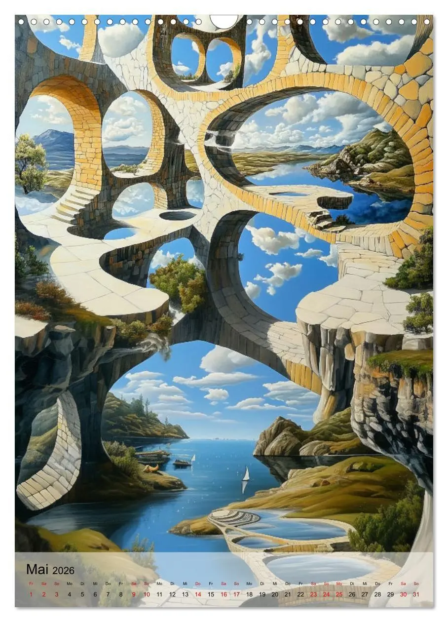 Bild: 9783457276723 | Knoten in der Realität (Wandkalender 2026 DIN A3 hoch), CALVENDO...