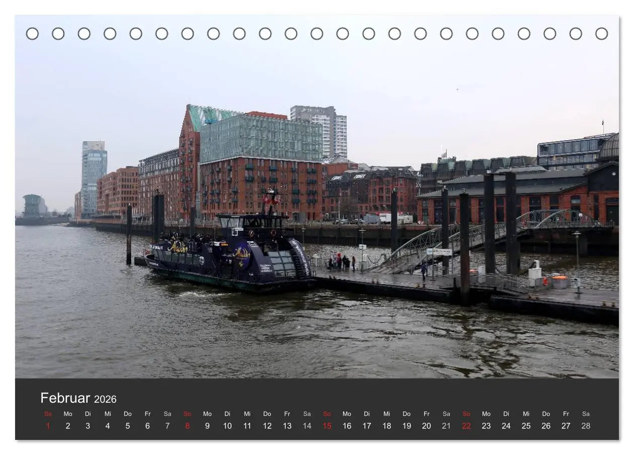 Bild: 9783457966723 | Hafen Hamburg 2026 (Tischkalender 2026 DIN A5 quer), CALVENDO...