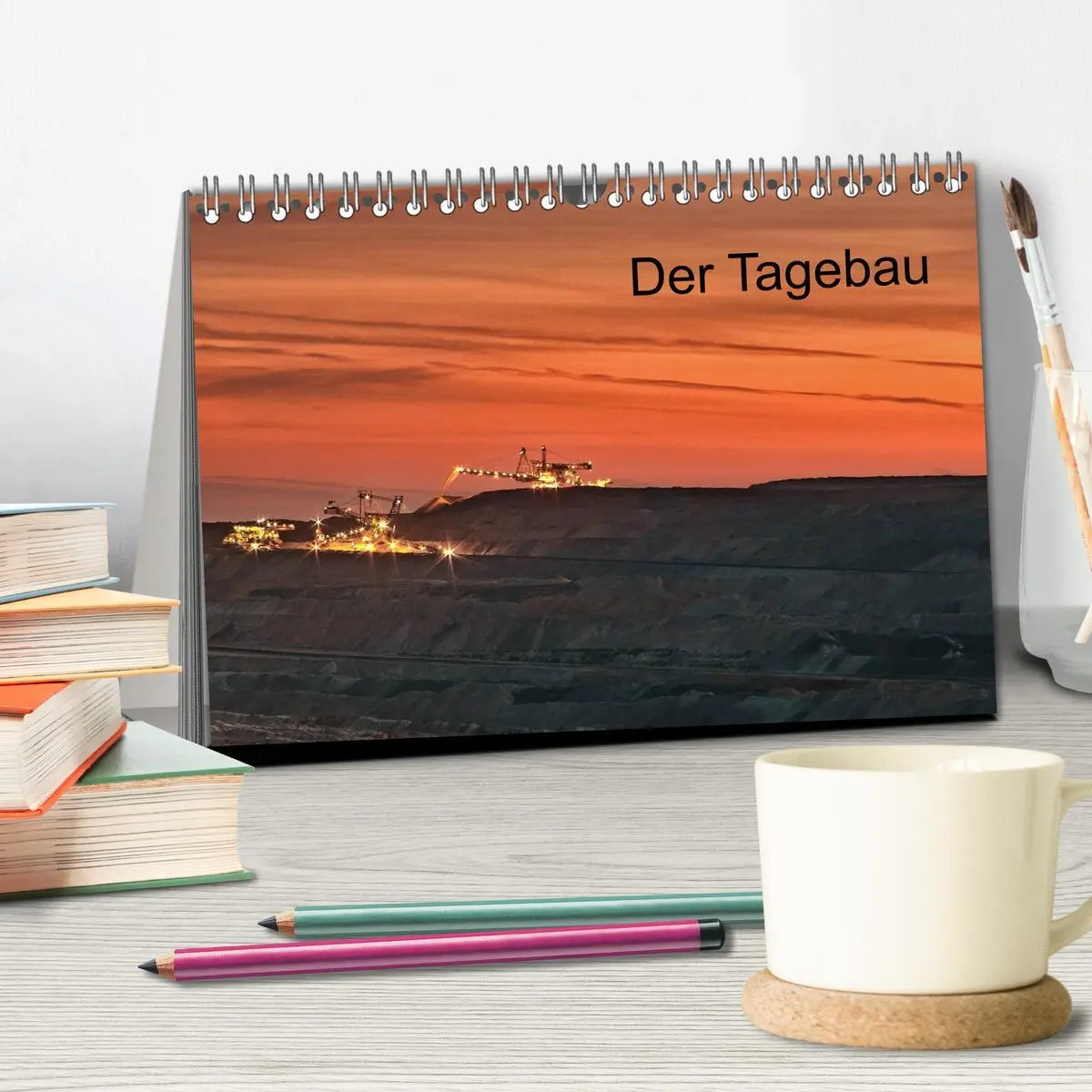 Bild: 9783516056723 | Der Tagebau (Tischkalender 2026 DIN A5 quer), CALVENDO Monatskalender