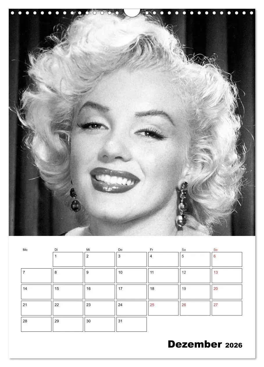 Bild: 9783516436723 | Marilyn Monroe. Weltstar und Sexsymbol (Wandkalender 2026 DIN A3...
