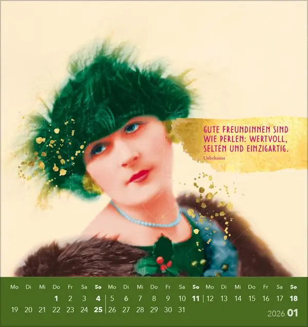 Bild: 9783731886723 | Beste Freundinnen 2026 | aufstellbarer Postkartenkalender | Korsch