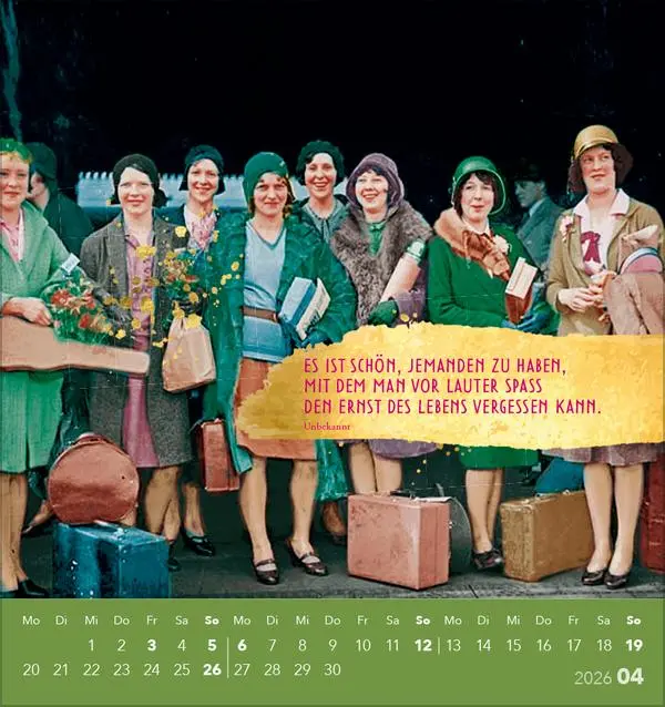 Bild: 9783731886723 | Beste Freundinnen 2026 | aufstellbarer Postkartenkalender | Korsch