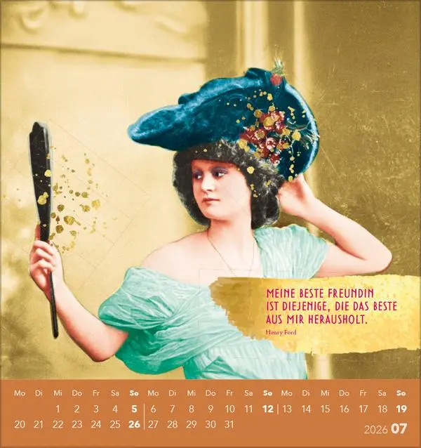 Bild: 9783731886723 | Beste Freundinnen 2026 | aufstellbarer Postkartenkalender | Korsch