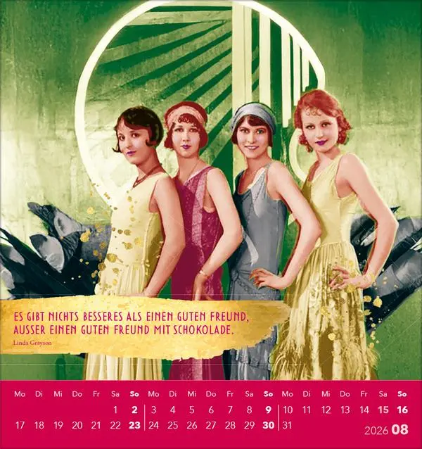 Bild: 9783731886723 | Beste Freundinnen 2026 | aufstellbarer Postkartenkalender | Korsch