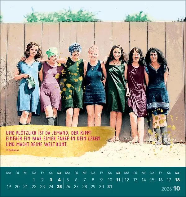 Bild: 9783731886723 | Beste Freundinnen 2026 | aufstellbarer Postkartenkalender | Korsch