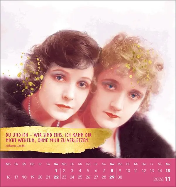 Bild: 9783731886723 | Beste Freundinnen 2026 | aufstellbarer Postkartenkalender | Korsch