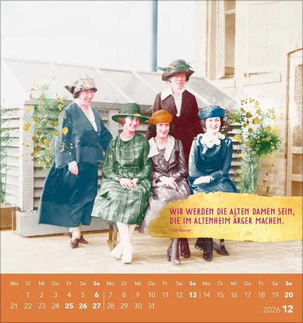 Bild: 9783731886723 | Beste Freundinnen 2026 | aufstellbarer Postkartenkalender | Korsch