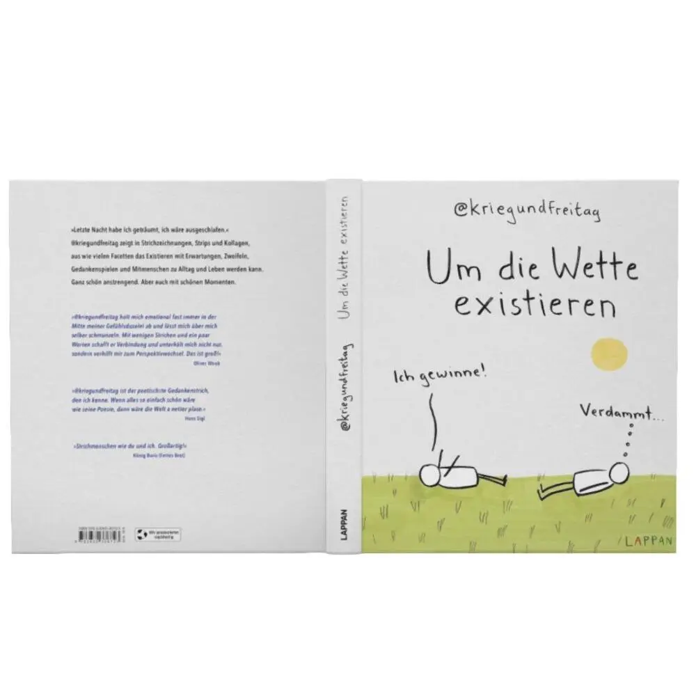 Bild: 9783830336723 | kriegundfreitag: Um die Wette existieren | @Kriegundfreitag | Buch