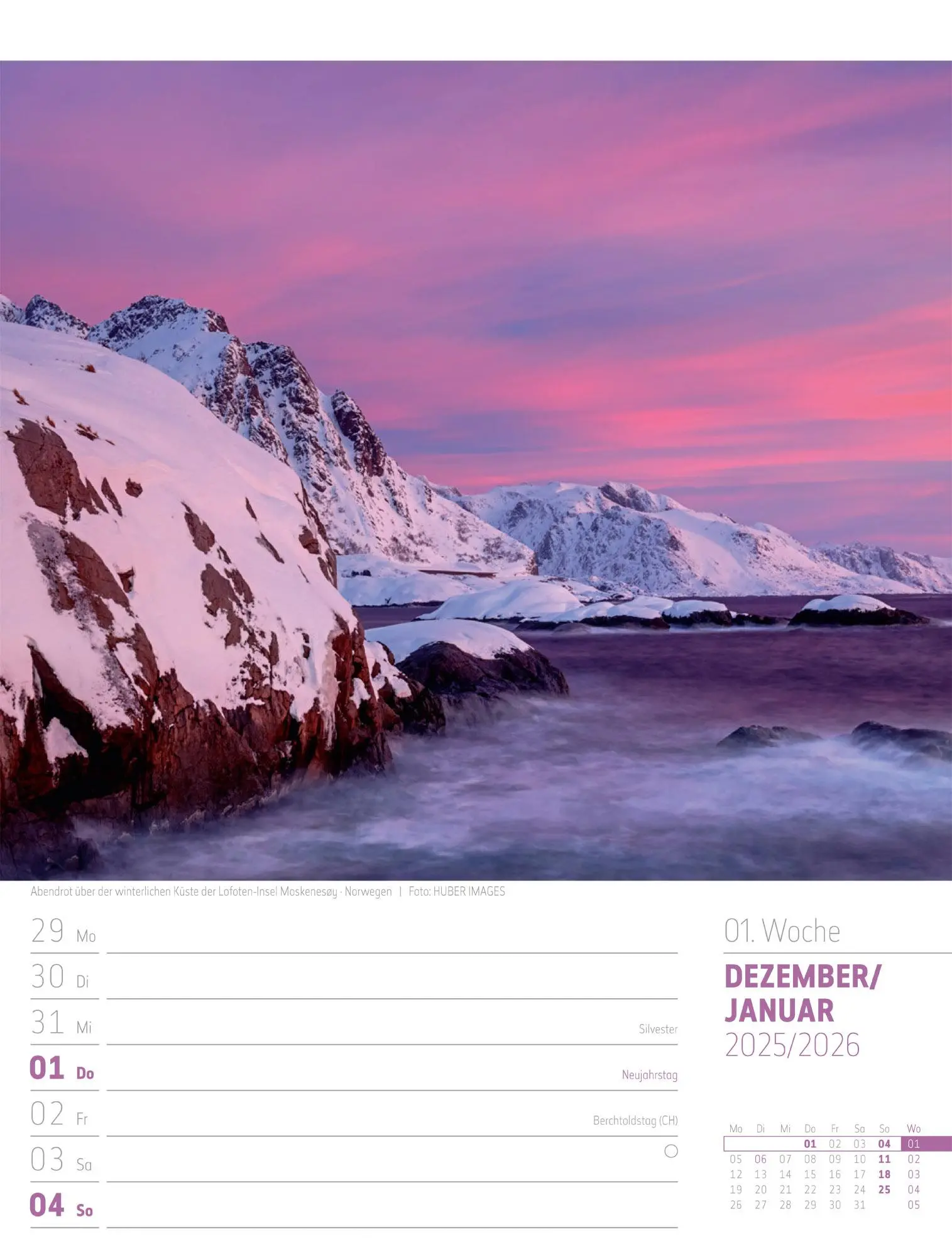 Bild: 9783838426723 | Skandinavien - Der Zauber des hohen Nordens - Wochenplaner Kalender...