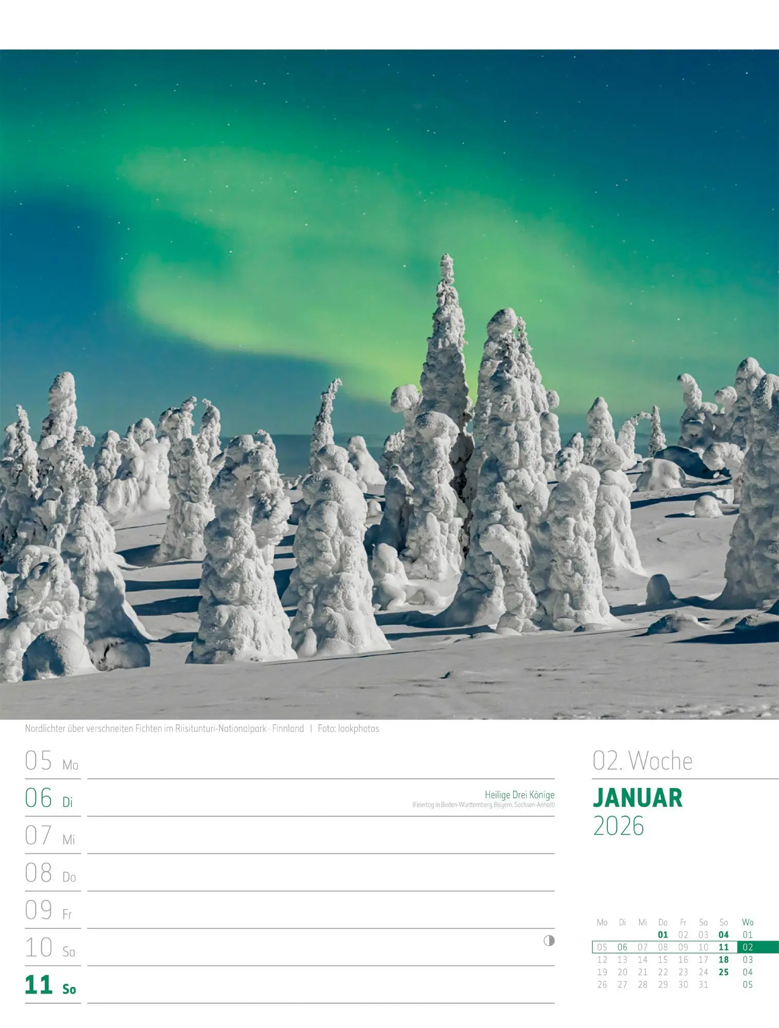 Bild: 9783838426723 | Skandinavien - Der Zauber des hohen Nordens - Wochenplaner Kalender...