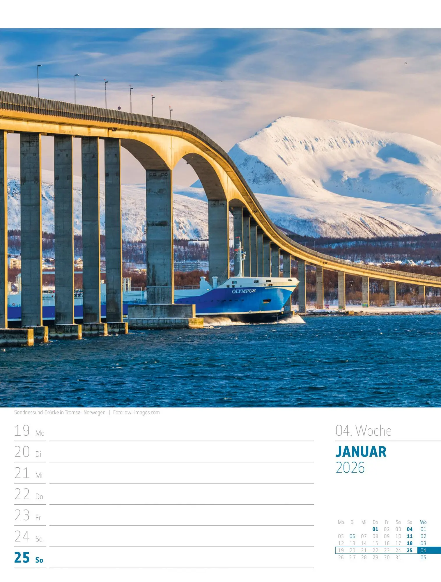 Bild: 9783838426723 | Skandinavien - Der Zauber des hohen Nordens - Wochenplaner Kalender...
