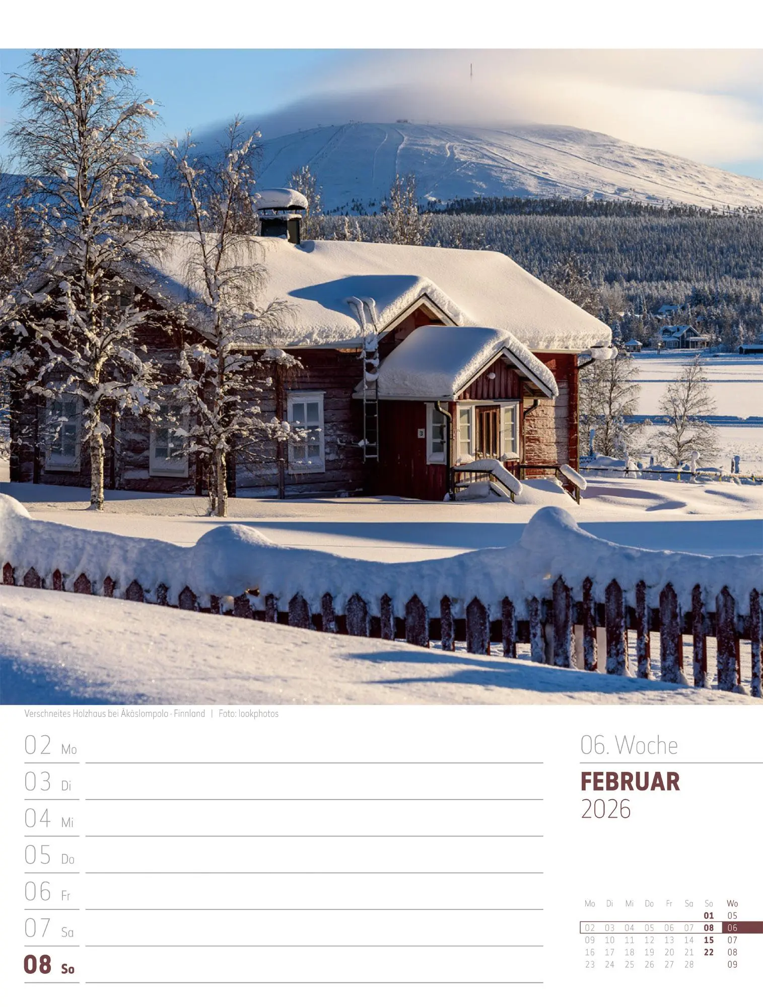 Bild: 9783838426723 | Skandinavien - Der Zauber des hohen Nordens - Wochenplaner Kalender...